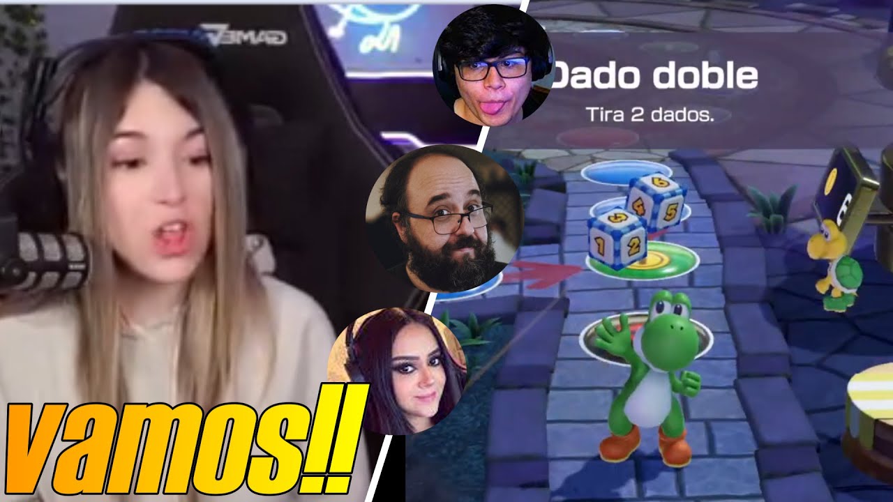 RIVER juega Mario Party con Amablitz, AldoGeo y Polispol 