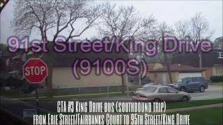 CTA #3 King Drive bus (southbound trip) from Erie/Fairbanks to 95th/King Drive 4 (11-27-16)