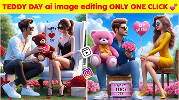 Teddy ai photo editing prompt | 3d ai photo editing | bing image creator tutorial 😀
