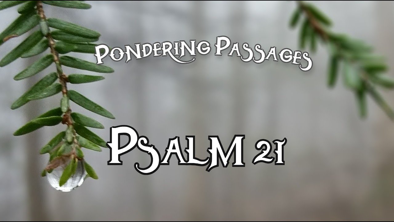 Pondering Psalm 21
