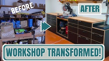 Uren werk voor mijn grootste werkplaatsupgrade tot nu toe // Bouw van een verstekstation