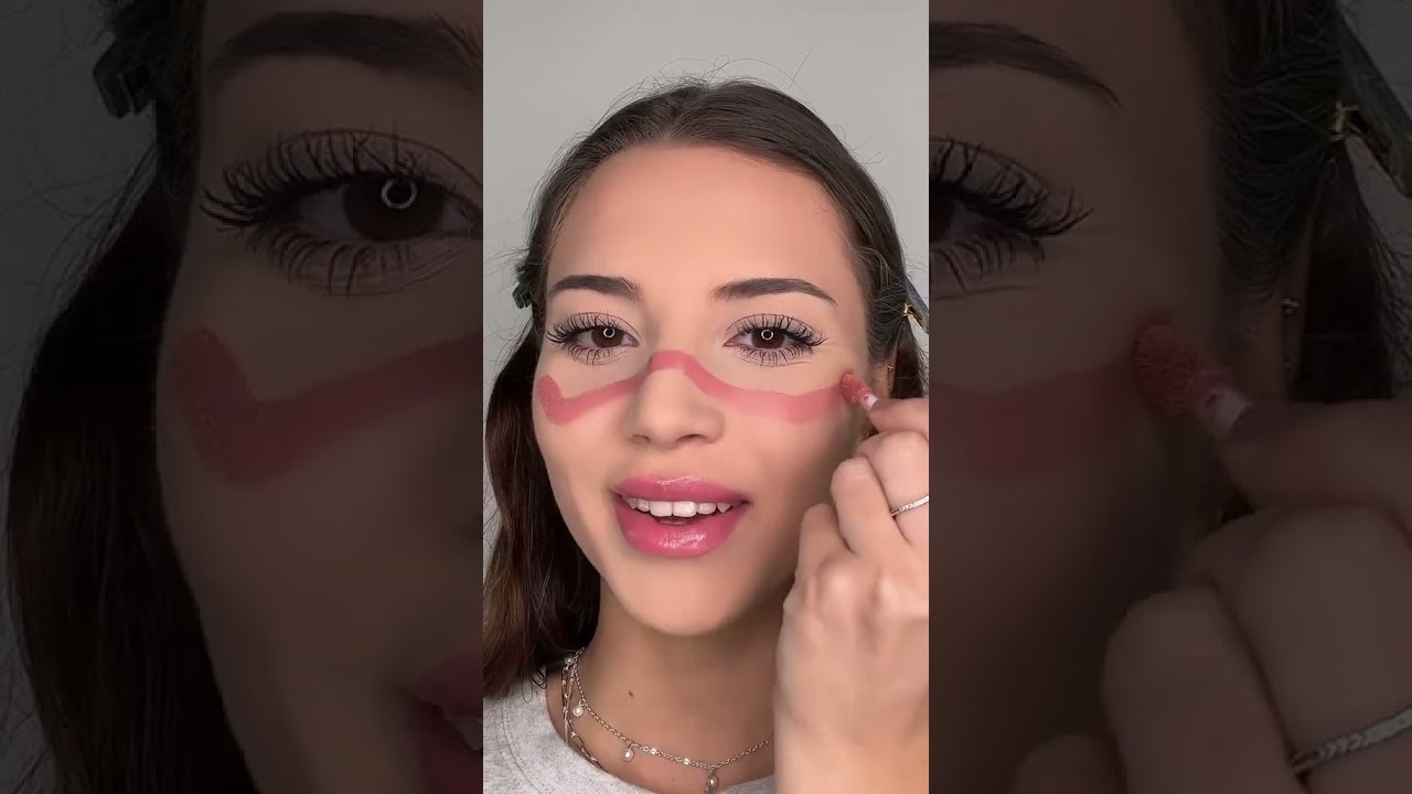 “W” blush makeuo hack! 