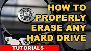 How to properly erase any hard drive - FREE TOOLS