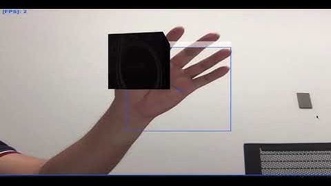 handtrack.js + aframe example
