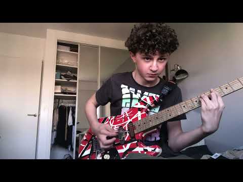 Intro Panama -Van Halen (on a beautiful frankenstrat)