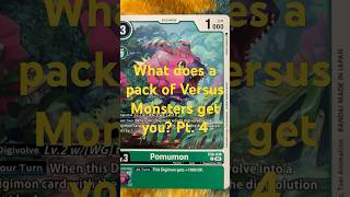 What does a pack of Digimon Versus Monsters get you? Pt. 4 #digimon #versusmonsters #digimontcg