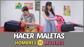 Hacer maletas! Hombres vs Mujeres - YouTube