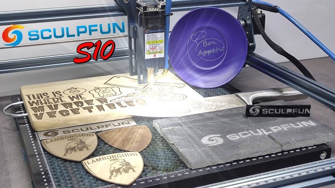 SCULPFUN S10 Engraving Machine, High-Speed Air Assist