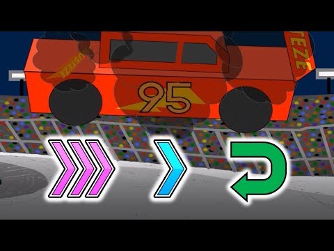 Cars 3 Crash Remake: Sped Up, Slowed Down, and Reversed! (Animation)