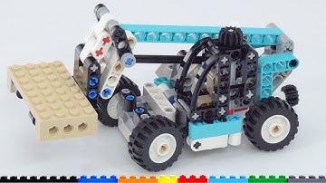 LEGO Technic Telehandler (mini) set 42133 review! Good small build, odd assembly