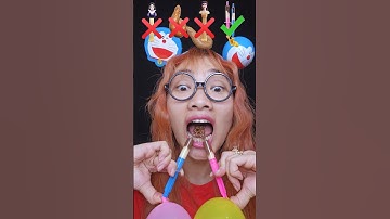 귀여운 말랑이 자를게- Satisfying Squishy Slime 😂 #funny #mukbanging #mukbang