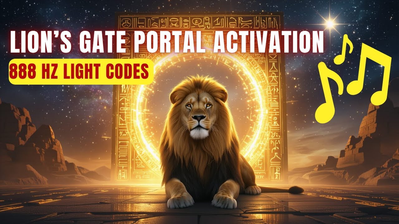 🎧 Lion’s Gate Portal Activation Codes (888 Hz) |Galactic Sound Transmission Activate Your Light Body 🎧 Lion’s Gate Portal Activation Codes (888 Hz) |Galactic Sound Transmission Activate Your Light Body