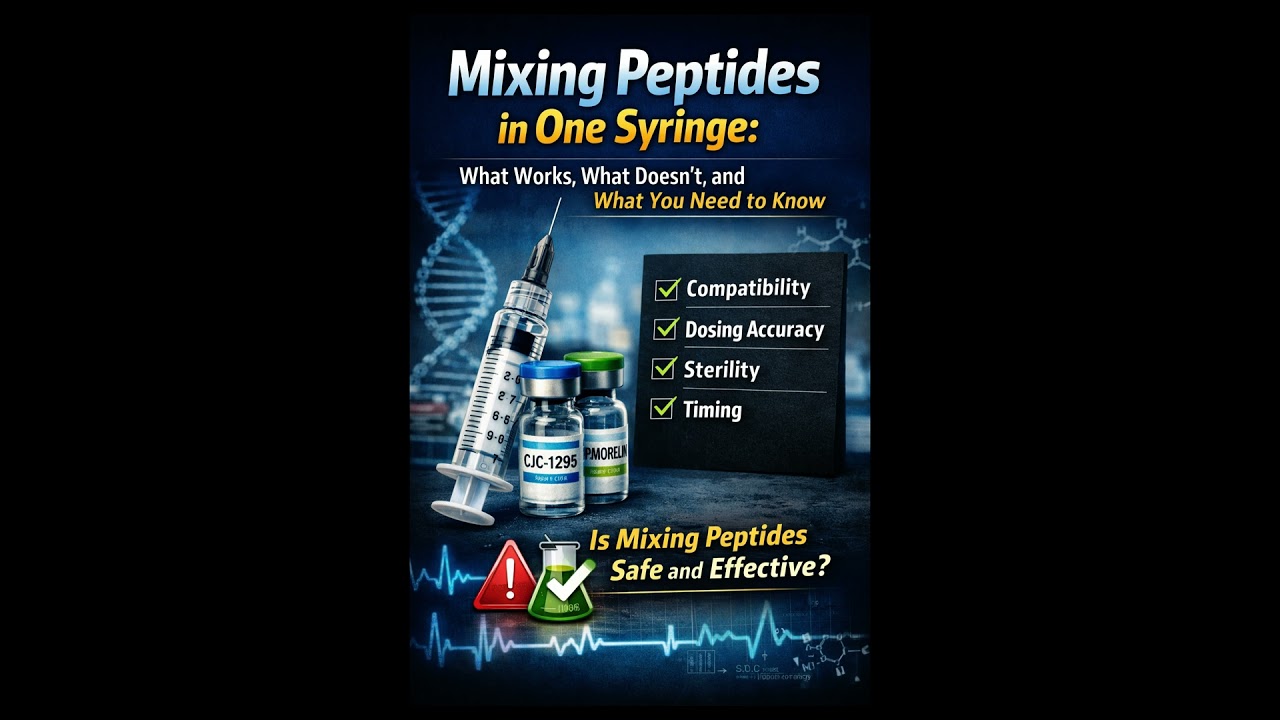 cjc 1295 and ipamorelin in same syringe Mixing Peptides One Syringe: What Works, What Doesn't, What You Need to Know Category_Weight Management Isomers Skincare added a SELECT VOLUME DISCOUNT:Individual ~Pre-Order 8-16 week etd