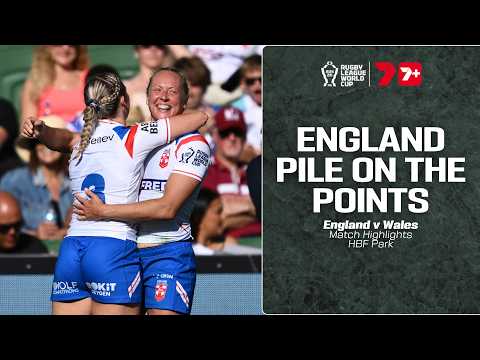 England pile on the points | England v Wales, Rugby League World Cup
