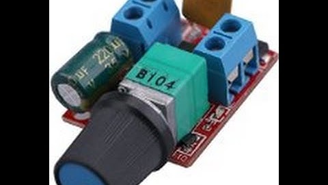 Mini DC PWM Speed controller. 3-35 volts 5 Amp Review, Yeeco®