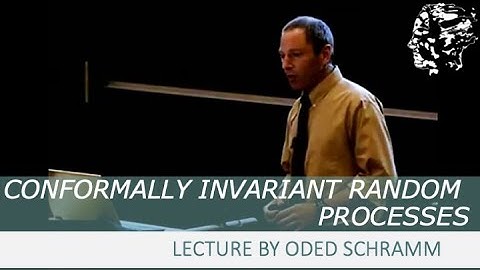Oded Schramm: Conformally Invariant Random Processes