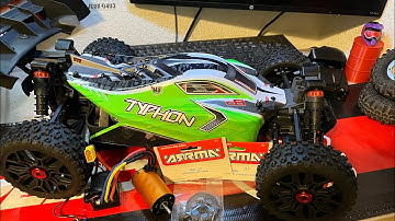 Arrma Typhon Mega Gets Brushless Conversion & .8 Mod Spur & Pinion