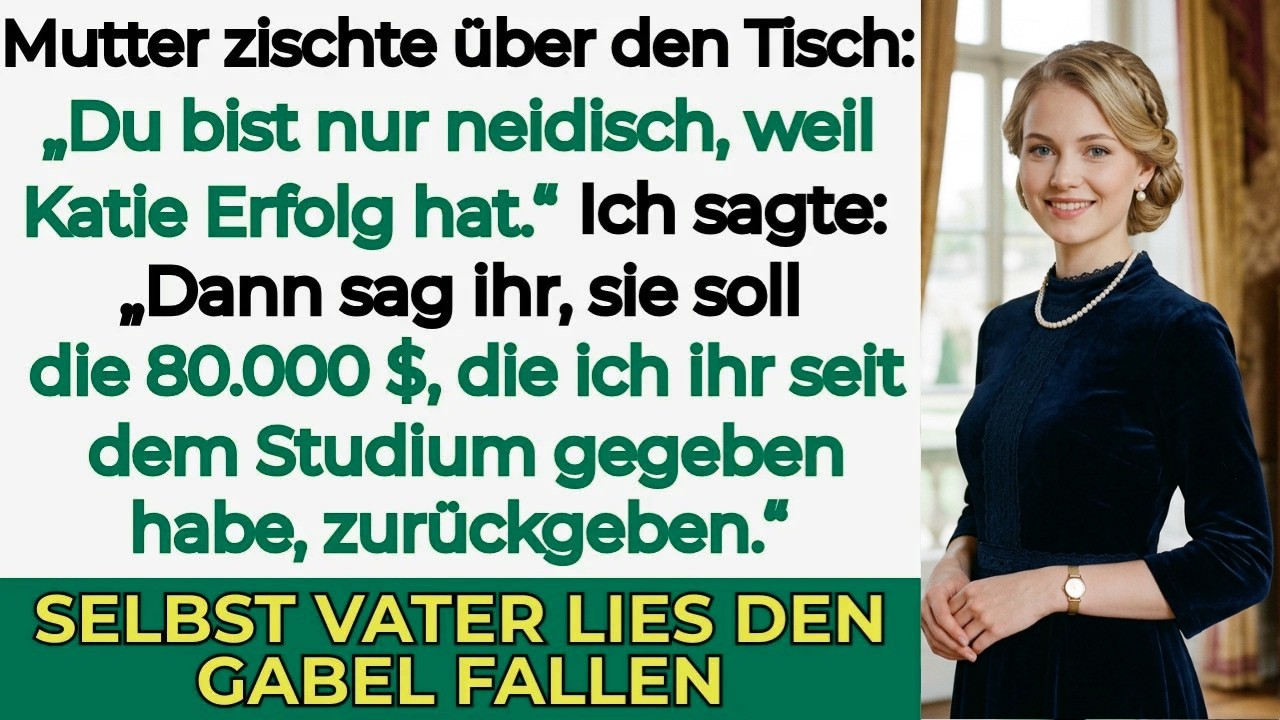 Meine Familie verspottete mich beim Essen — bis ich offenbarte, dass ich $80000 fürs Haus zahlte…