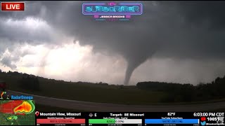 🔴SEVERE WEATHER THREAT - LIVE STORM CHASER