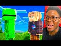REAGISCO ALL'ANIMAZIONE DI DREAM CONTRO MRBEAST SU MINECRAFT