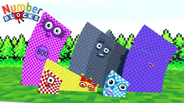 Looking for Numberblocks Dance Puzzle Tetris  game 100 to 800  episode Numberblocks Number Pattern