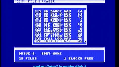 C64 MSSIAH Waveplayer # 1: three converted  samples
