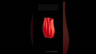 3D printed organic vase. Design tutorial in #plasticity