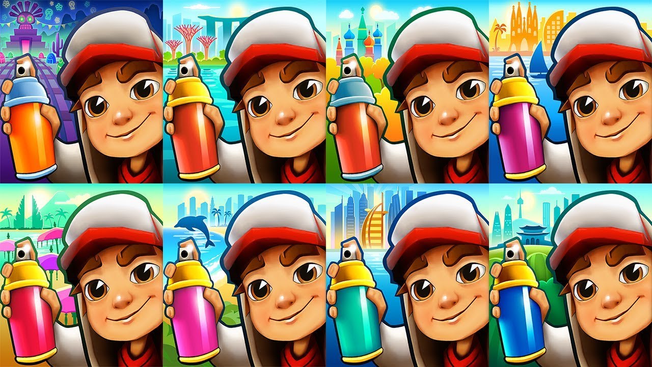 Subway Surfers 2019 Mexico VS Singapore Moscow Barcelona ...