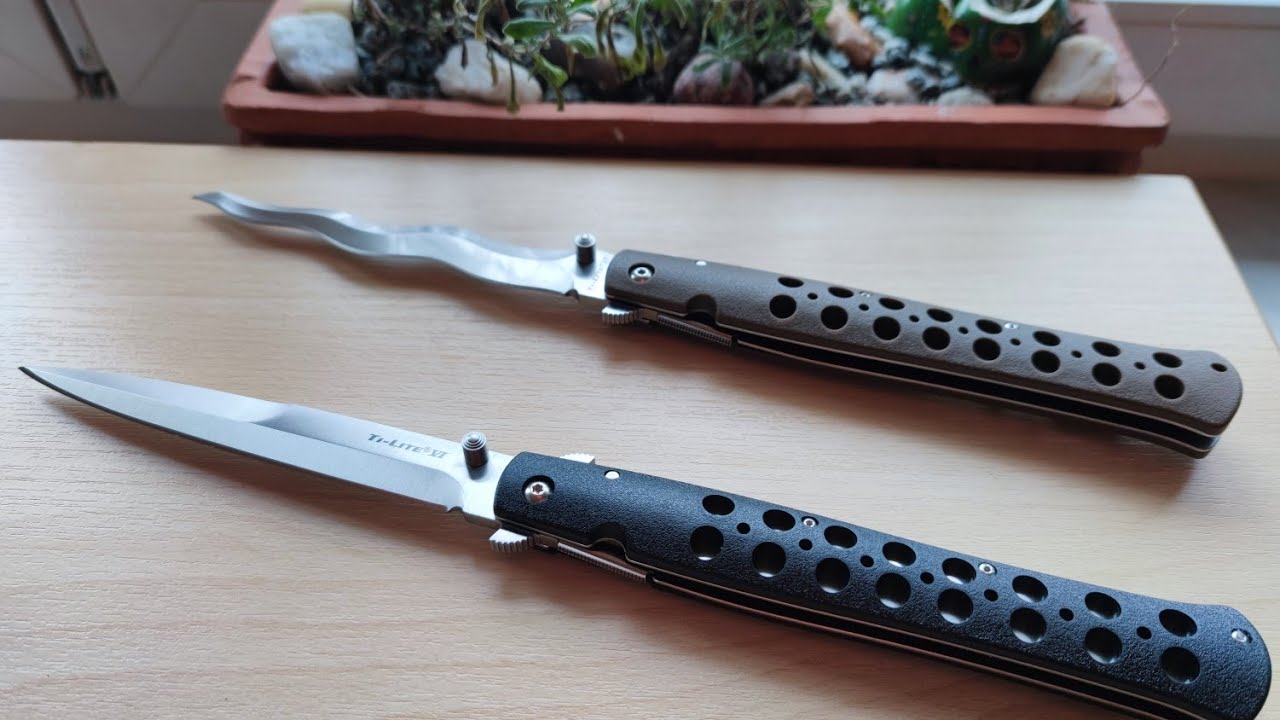 Cold Steel Ti Lite VI Kriss Blade GSM огляд недоліків ножа з коробки брак