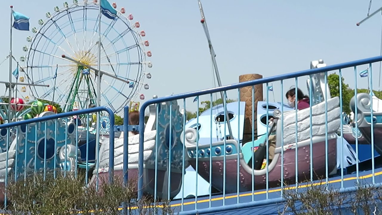 国営ひたち海浜公園 アトラクション 海賊船レガッタ 2021.05.04 - YouTube