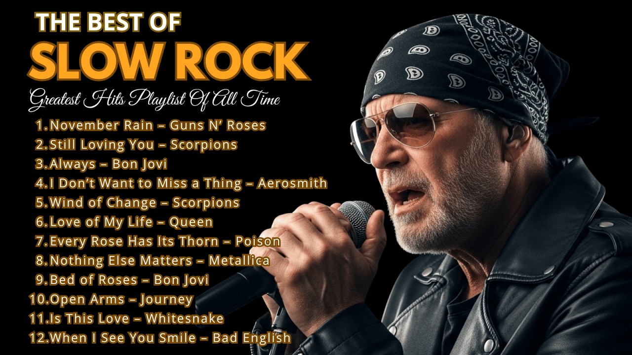 Aerosmith, Scorpions, BonJovi, Led Zeppelin, The Eagles || Greatest Hits Slow Rock Ballads  80s 90s.