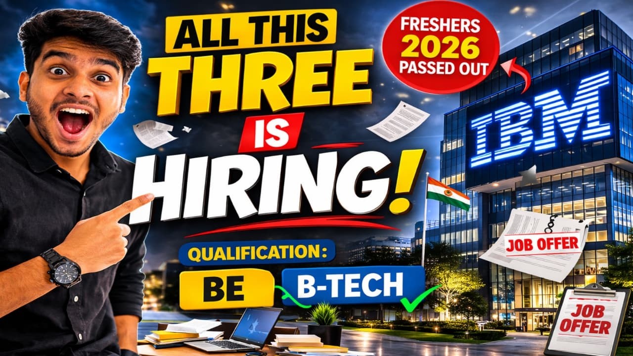 Associate System Engineer IBM Hiring | Freshers 2026 Passed Out ...