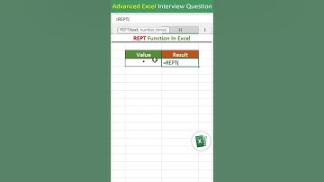 REPT function in excel | REPT formula in excel | excel interview questions excel tips & tricks