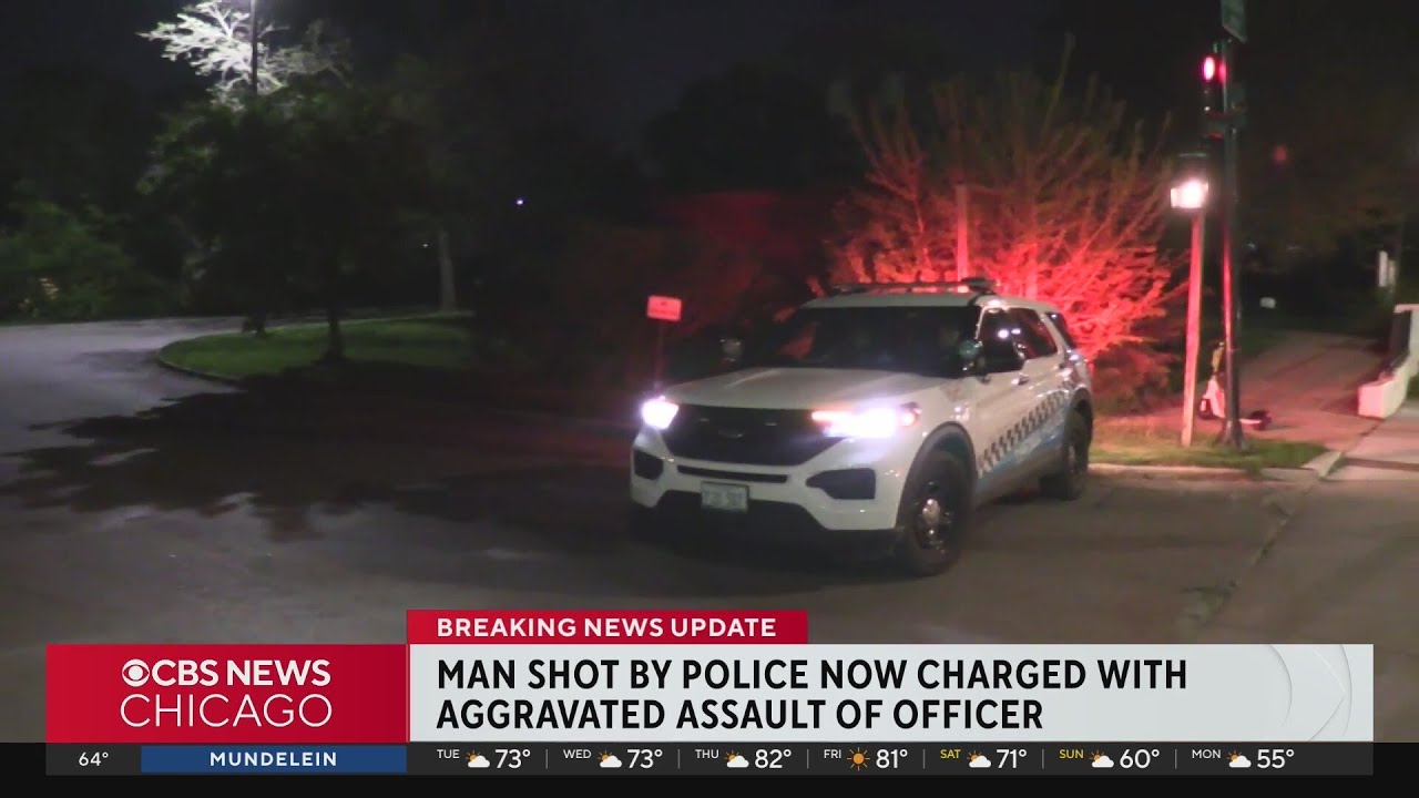 Man shot by Chicago police charged with aggravated assault of officer ...