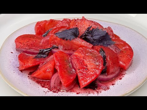 Bu salat çox ləzzətlidir🤤 Myfoodchannel| Pomidor salatı