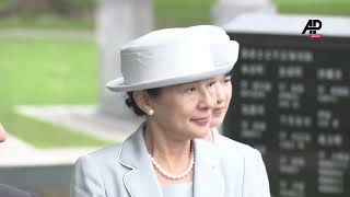 Emperor, Empress and Princess Aiko Mourn 240,000 War Dead in Okinawa Visit