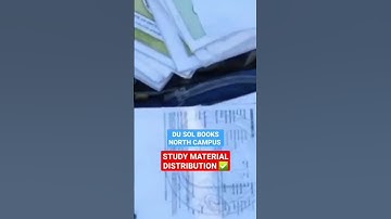 Sol Update first Semester study material distribution 2023 #study #sol #delhiuniversity #college #ba