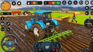 Modern Tractor Farming Driving Simulator 3D - Tractor Driving - New Tractor Games - Android Gameplay screenshot 2