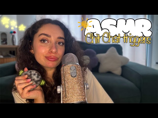 🌙 ASMR FRANÇAIS : 1H, CHIT-CHAT TRIGGERS PROCHE DU MICRO✨ (août 2025- mes vacances,un local?,100k..)
