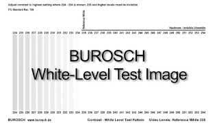Burosch White Level Test Pattern (eng.)