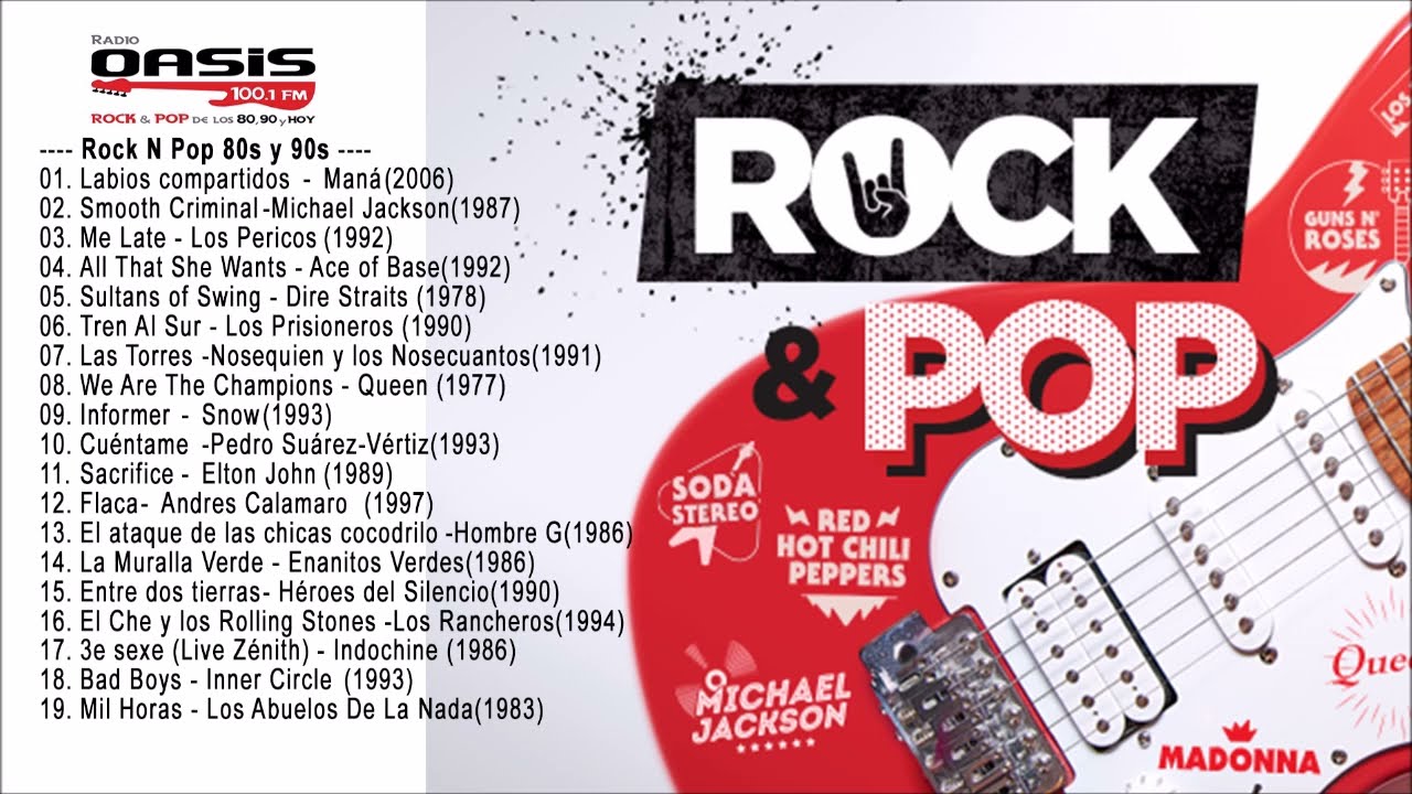 Clasicos de los 80 y 90 - Radio Oasis Rock N Pop 80s y 90s en