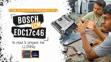 Step-by-Step Instruction for Read & Clone Bosch EDC17C46 ECM using KT200 Programmer #ecmrepair