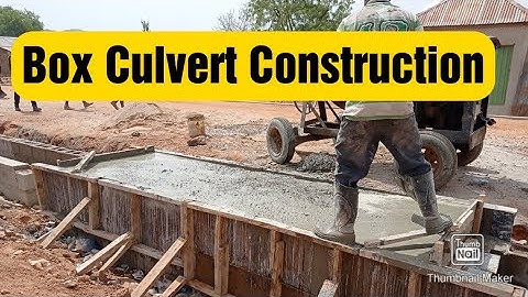 Box Culvert Construction | Slab Reinforcement Details