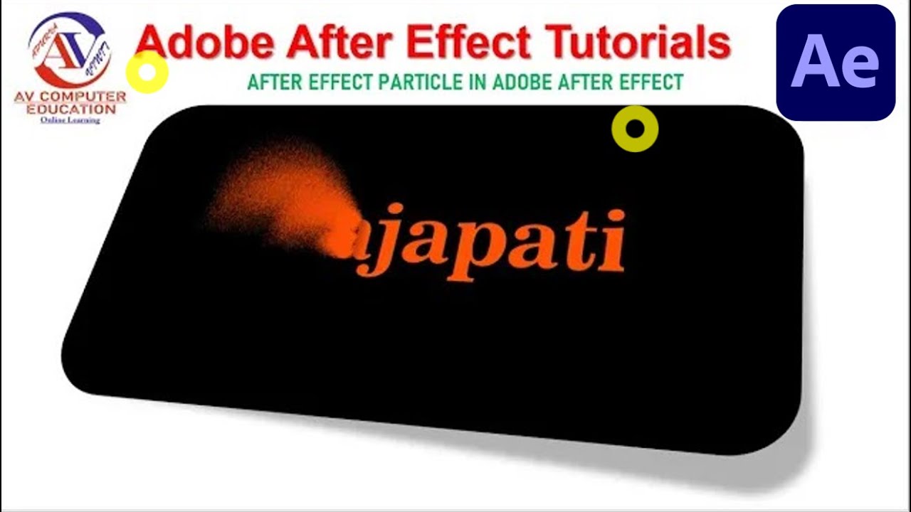 Text to Sand Animation Tutorial / After Effects Particle Dissolve ...