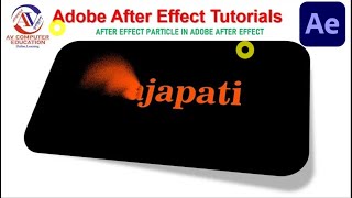 Text to Sand Animation Tutorial / After Effects Particle Dissolve / Text to Dust Effect