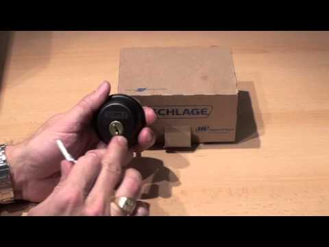 Rekeying a Schlage Secure Key Cylinder