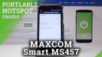 How to Activate Portable Hotspot in MAXCOM Smart MS457 Strong - Share Wi-Fi