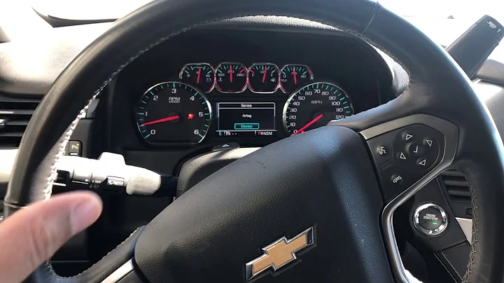 Chevrolet Tahoe - How to fold in side view mirror