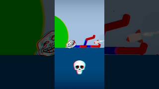 Stickman DismountingMost EpicMoment Ever #shorts #gaming #trollface#edit