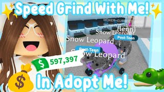 Speed Grinding In Adopt Me! [background music for grinding] (Roblox) | AstroVV